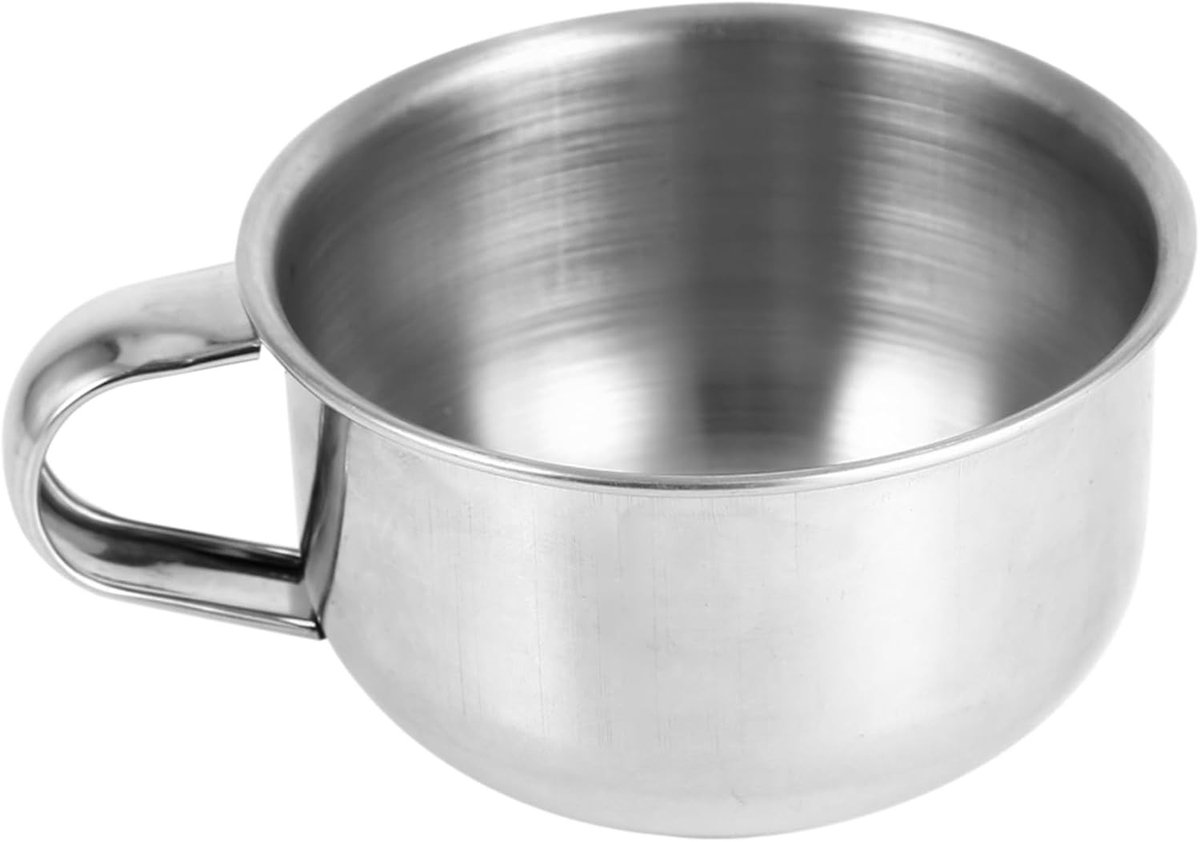 Heren Scheerset met RVS Scheerbekers, Scheermes en Borstel voor een Perfecte Scheerbeurt