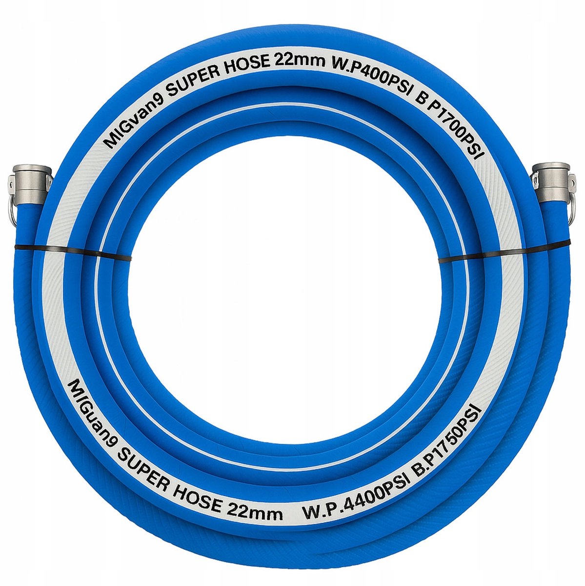 Rosfix Pleisterspuitslang MaxStream18 - Camlock D-3/4, DN22, 5 m - 27 bar Werkdruk, 100 bar Breuk