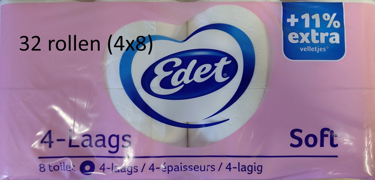 Edet Soft - toiletpapier - 32 rollen