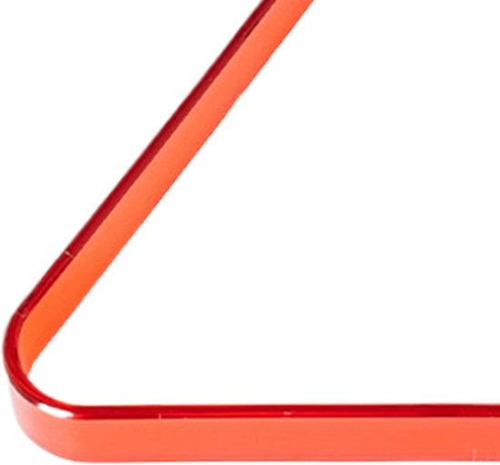 Biljart Driehoek Rack - Pooltafel Rek - Biljartballen Opstellen - Verbeterde Stabiliteit - 30.5x27.5x3cm - Rood — afbeelding 5