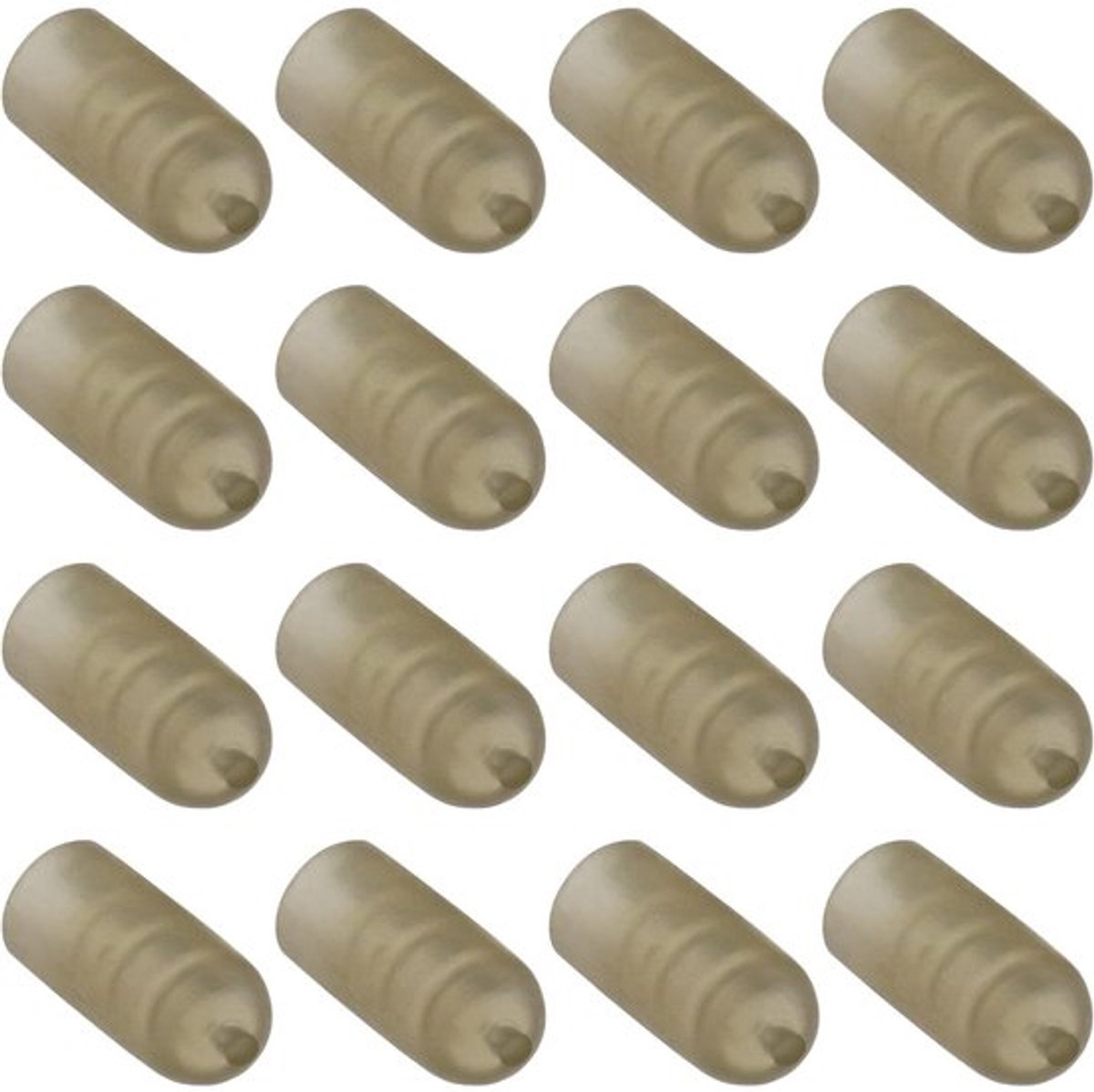 Vissen Kralen 50 Stuks - Siliconen Kralen 12x6mm - Cilindrische Kralen - Duurzaam en Betrouwbaar - Geschikt voor Elastieken 12-18 - Vissaccessoires