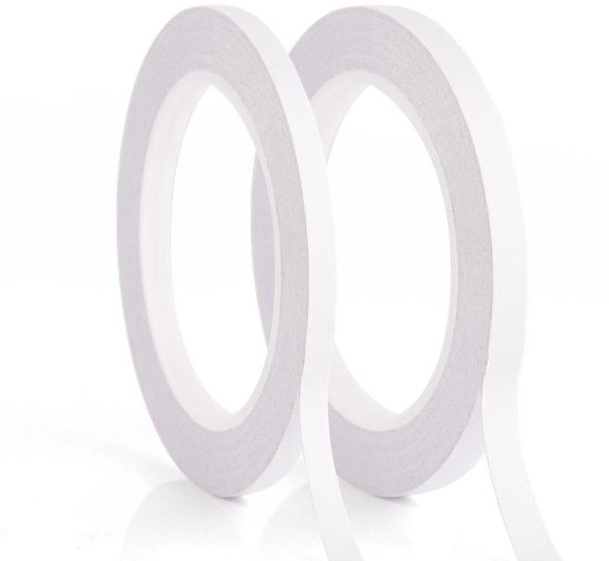 Dubbelzijdige Tape Extra Sterk - 2 Rollen - 25 Meter - 6mm/9mm Breed - Geschikt voor Hout/Metaal/Glas - Hoog Plakvermogen - Plakband