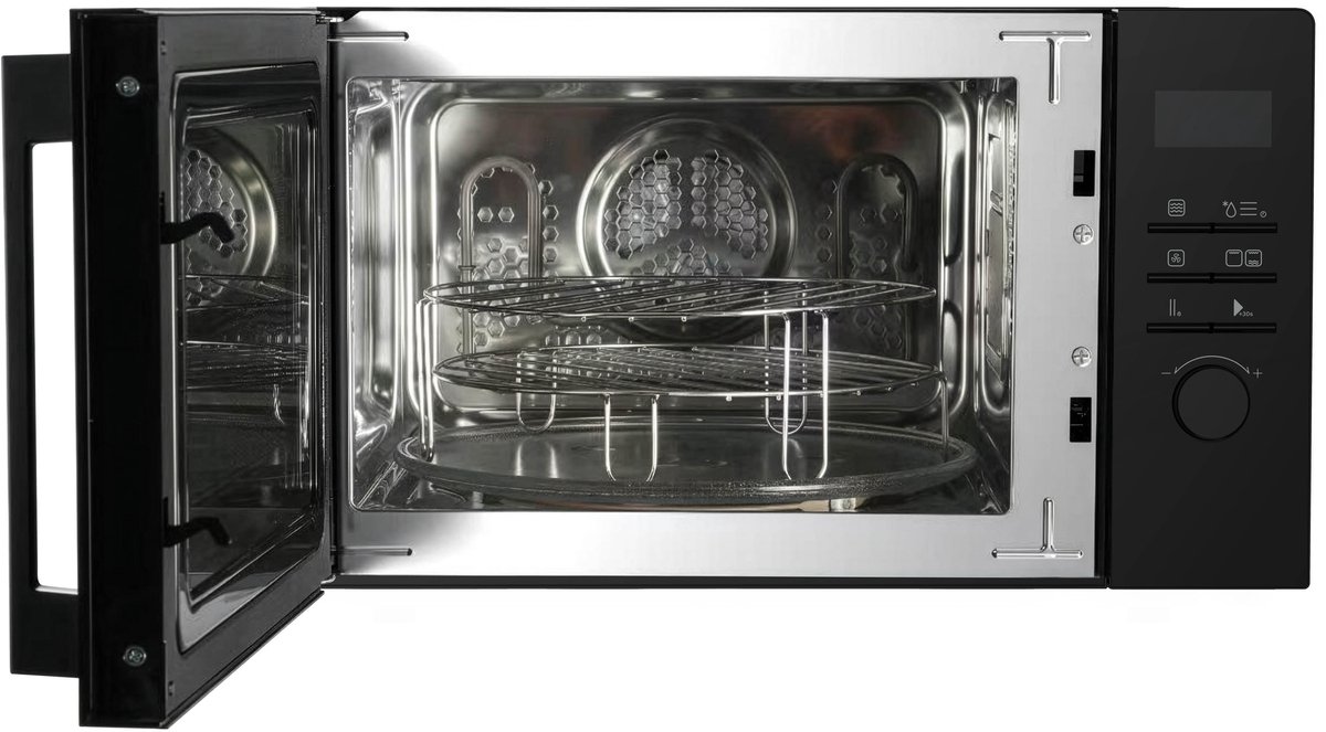 Inventum MN302CB Combimagnetron - 30L - 900W - Hetelucht- en grillfunctie - 8 programma's - Zwart thumbnail 2
