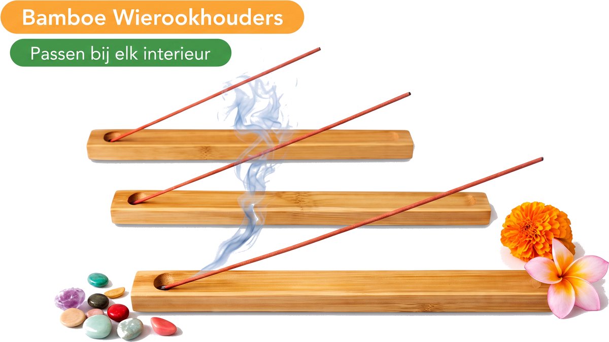 Waytin - 3x Wierookhouder - Duurzaam - Elegant ontwerp