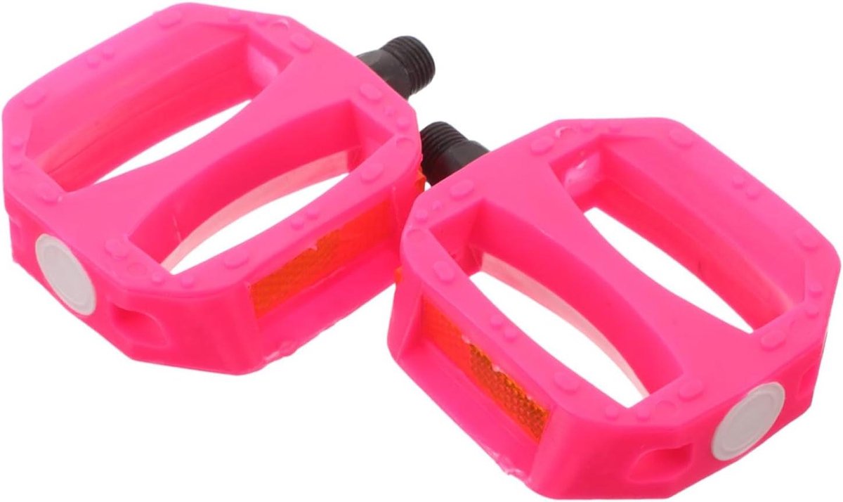 Kindvriendelijke Fietspedalen Pedalen Kinderfiets Veilig Fietsen Antislip Oppervlak 9 x 7 x 2 cm Roze