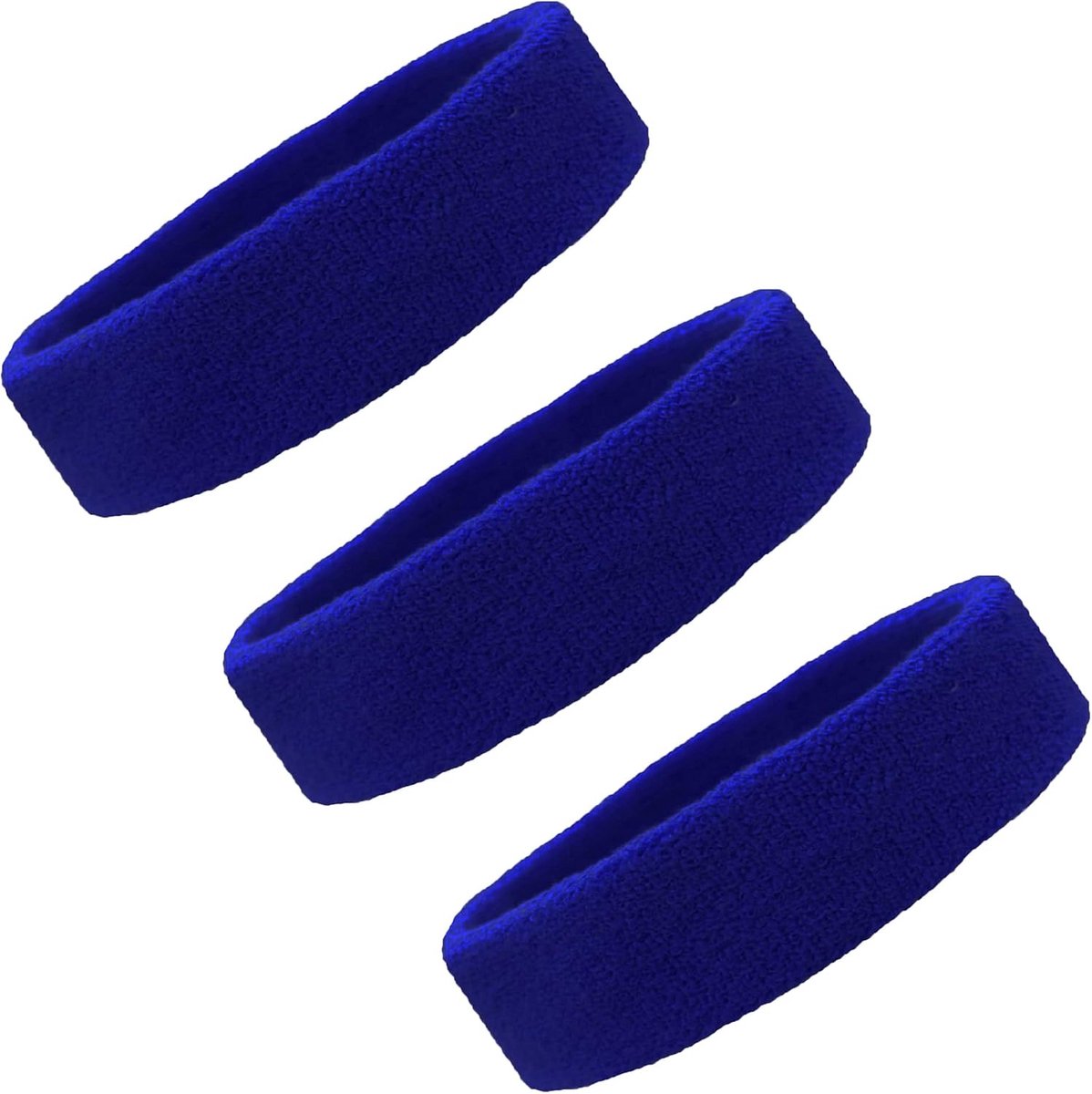 1 stuk - Zwet handdoek hoofdband - Anti-zweet hoofdband - Sport zweet band - geschikt voor sport fitness - 19 * 5.5cm - donkerblauw