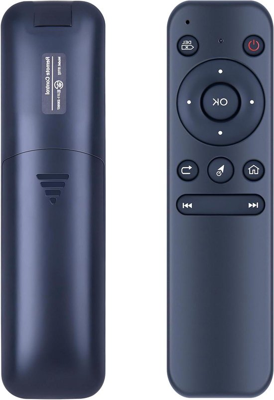 Vervangende Afstandsbediening - Controller Air Mouse - CarPlay AI Box Bediening - Slijtvast ABS Materiaal - 100 g - Zwart