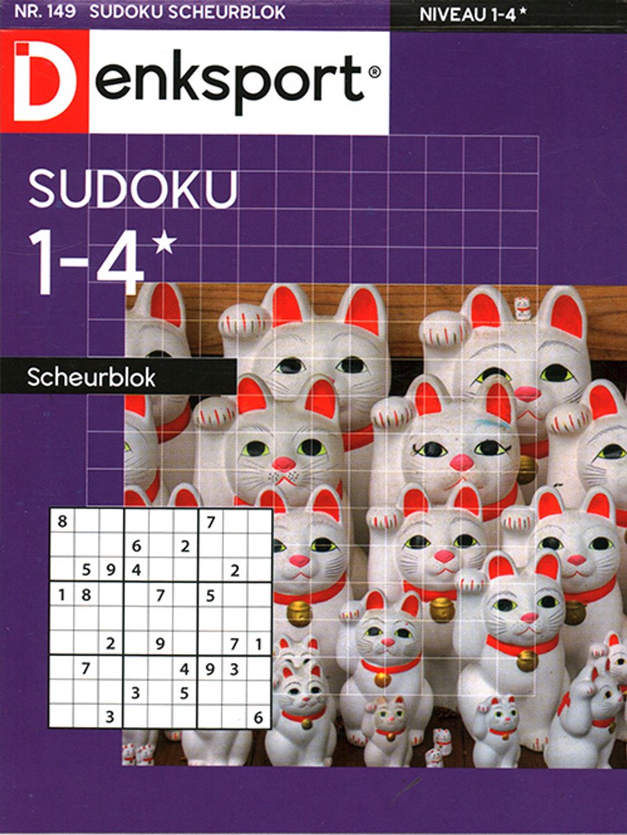 Denksport Sudoku Scheurblok - 149 2026