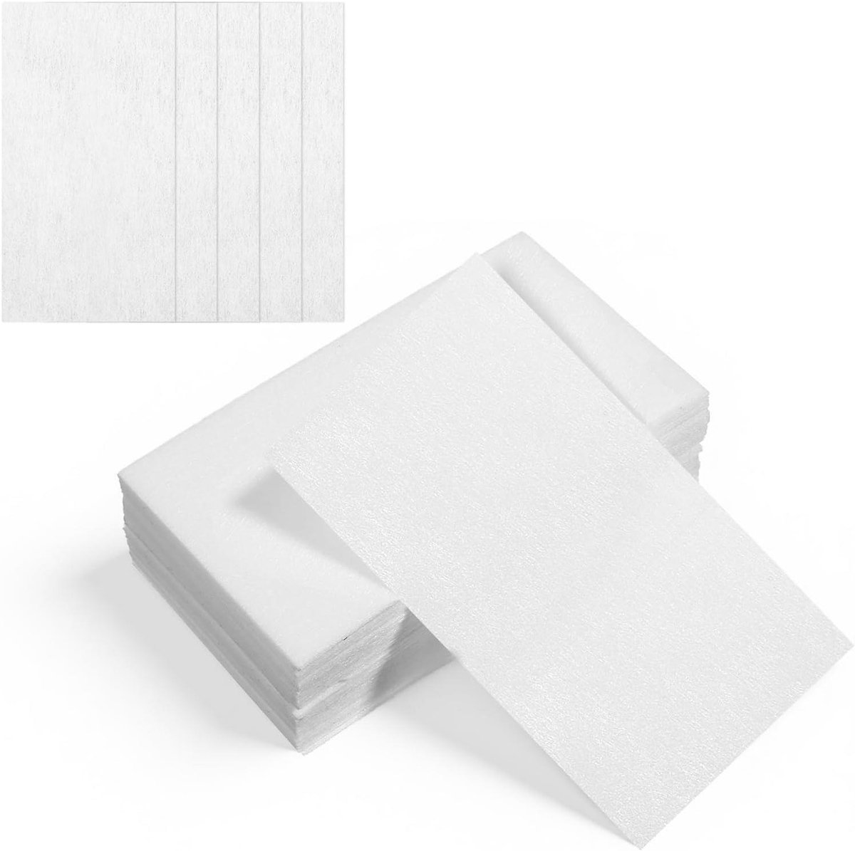 Haar permanent papier - Krulpapier eindpapier - Professioneel stylen - Hittebestendig en sterk - 100 stuks - Wit