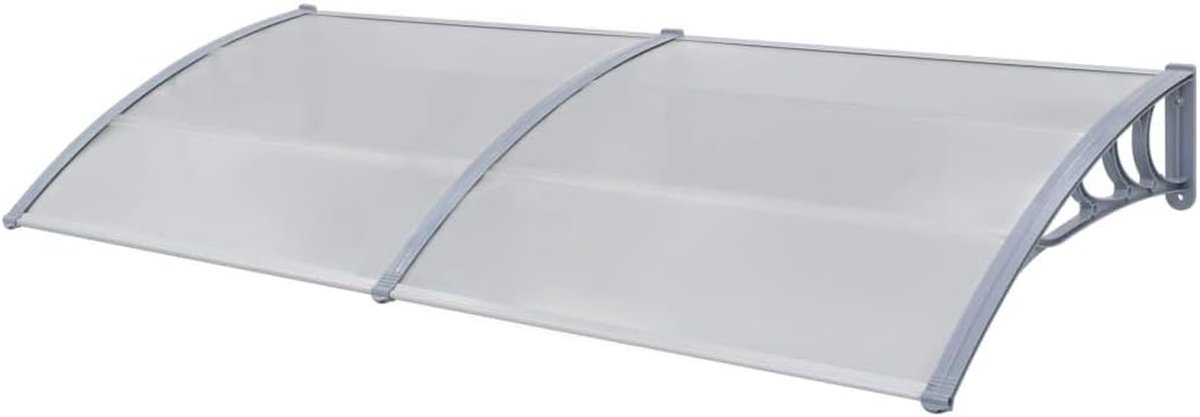 Luifel voor Buiten - Overkapping Raam Deur - Bescherming tegen Neerslag - Polycarbonaat Holle Platen - 200 x 100 cm