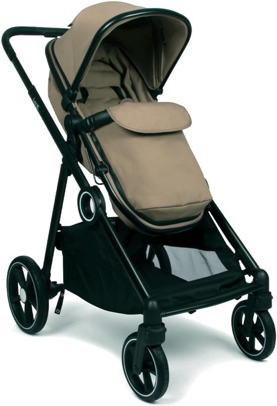 Voetenzak Kinderen - Slaapzak Kinderwagen - Warm Blijven - Speciale Pasvorm - XL - Taupe — afbeelding 4