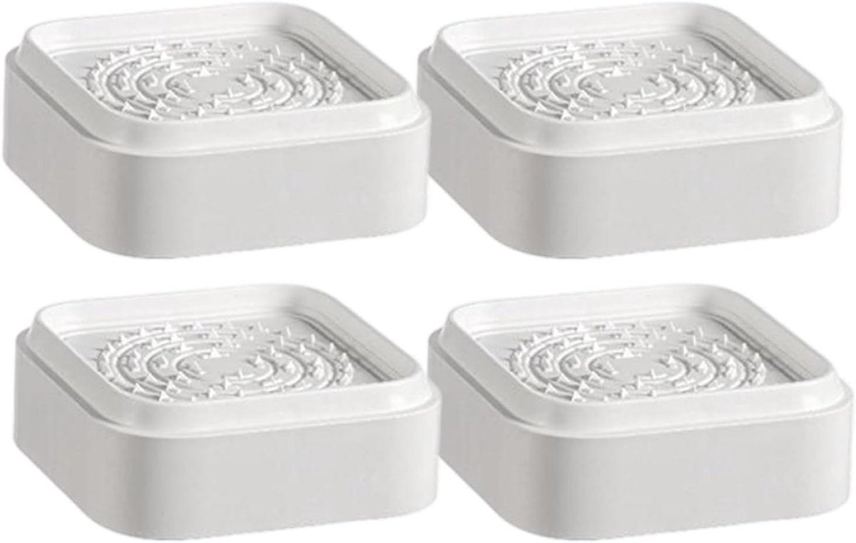 Meubelverhogers - Verhogingsblokken Hefblokken - Meubels Verplaatsen - Stapelbaar Antislip Ontwerp - 4 stuks - Meerkleurig