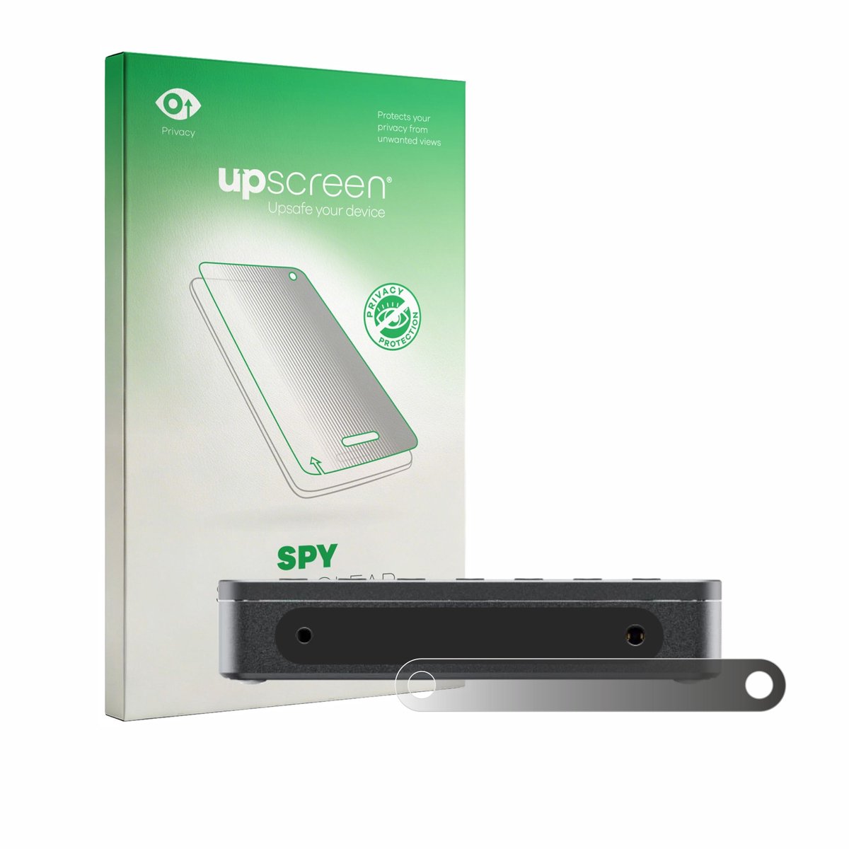 upscreen - privacy screenprotector voor FiiO DM13 BT - Folie Beschermfolie Blauwlichtfilter