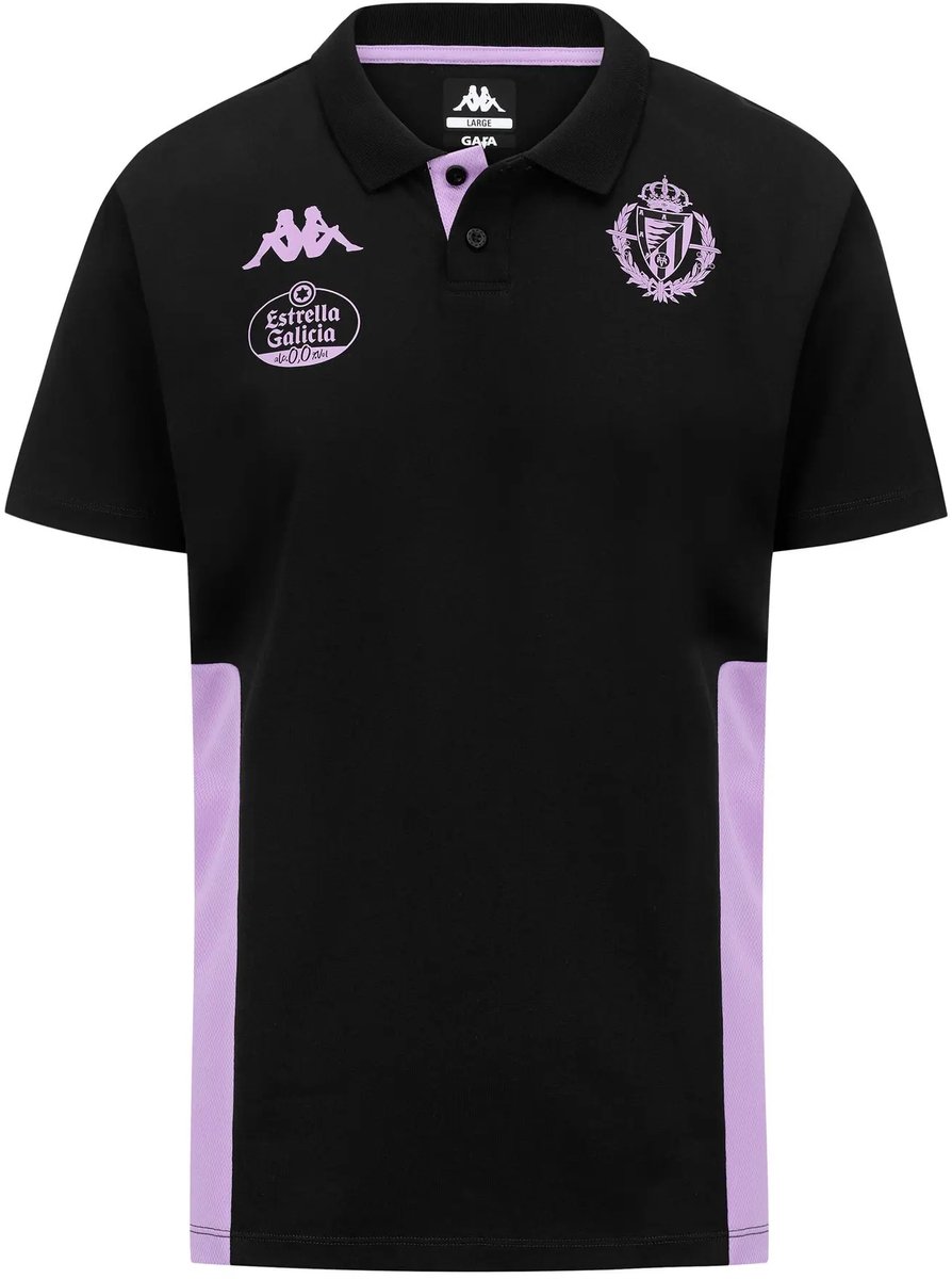 Polo Real Valladolid Minditti 2025/26 Zwarte/paarse Doorschijnend