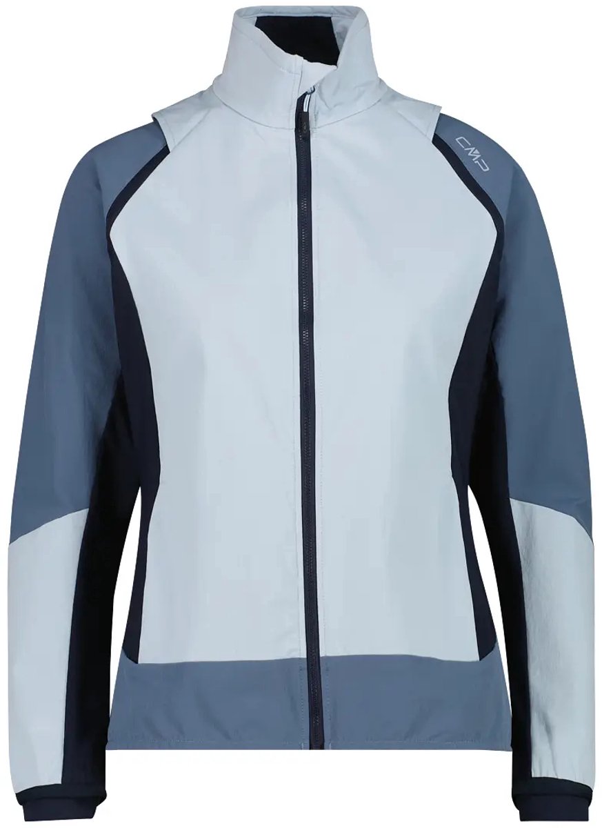 Hybride waterdichte jas met afneembare mouwen voor dames CMP Blauw