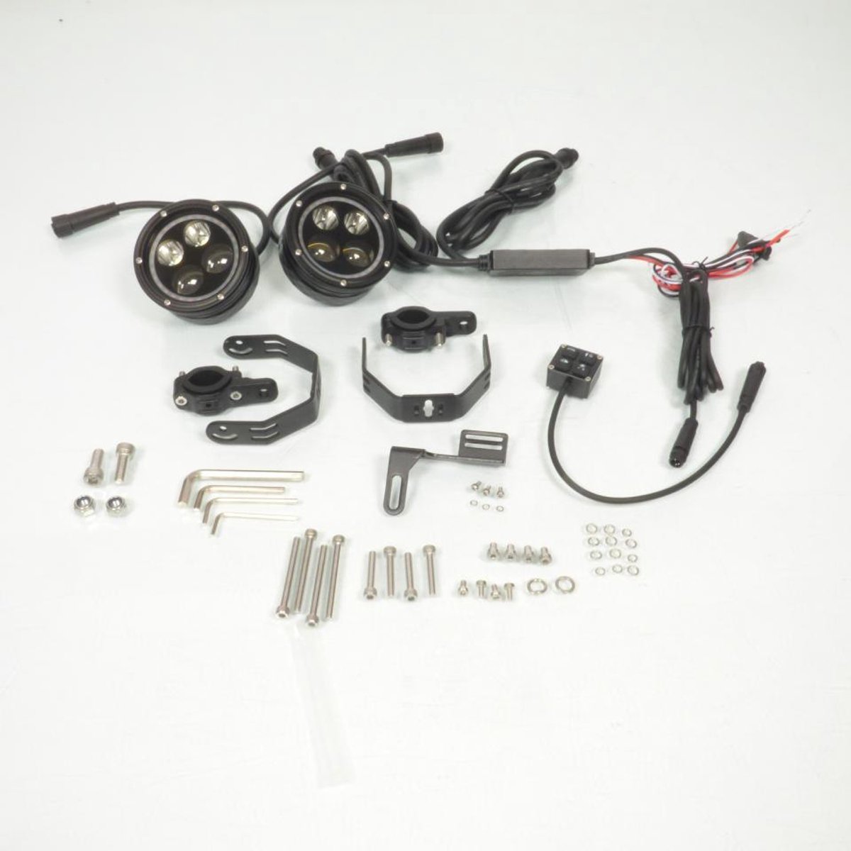 Feu additionnel à LED éclairage longue portée pour moto 12V 80W Ecobene R40