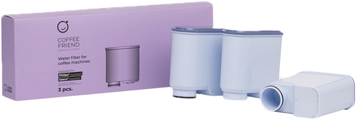 Set van 3 Coffee Friend waterfilters voor Philips en Saeco koffiemachines met AquaClean-systeem (CA6903/10)