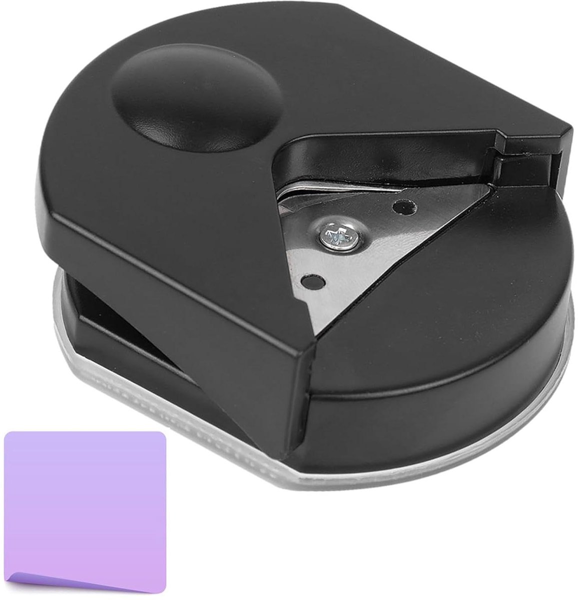 Hoeksnijder - Papierronder - Scrapbooking projecten - Precisie ronde hoeken - 4 mm - Zwart
