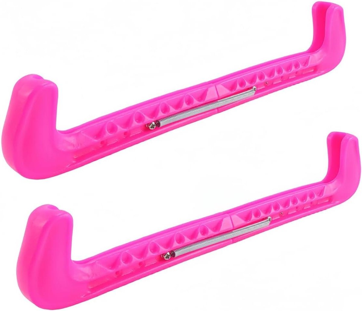 Schaatsbeschermers - Blade Covers - Bescherming Schaatsbladen - Tweedelig Ontwerp - Universeel - Roze