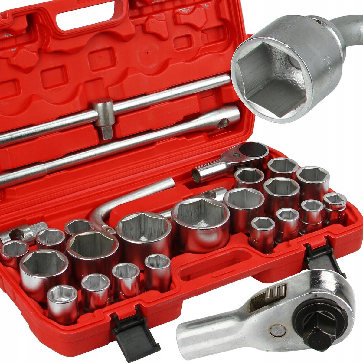 Grote Doppen Sleutel Set 3/4" & 1" 26 Delig - Krachtig Gereedschap