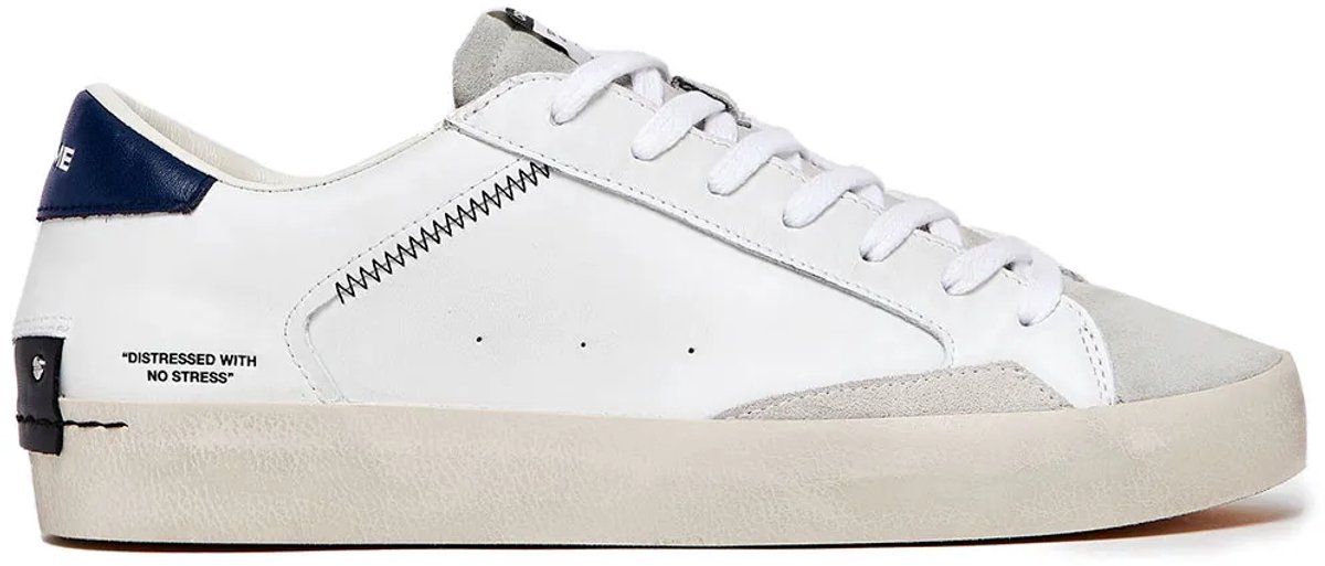 Crime London Distressed Schoenen Wit EU 42 Man