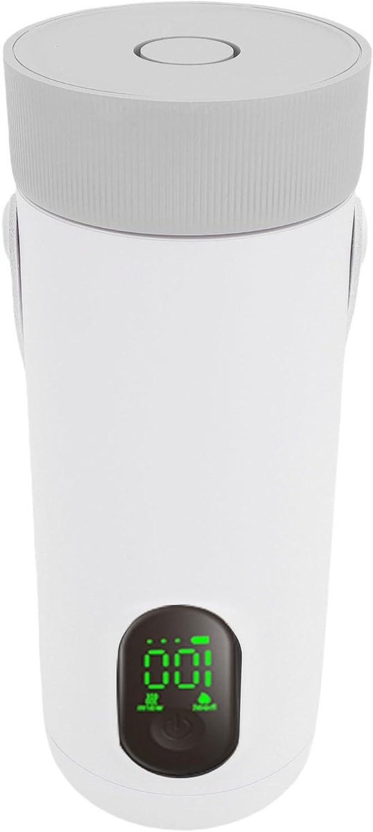 Draagbare Waterkoker - Reis Elektrisch - Warm Water Maken - 12 Uur Constante Temperatuur - 350 Ml - Zwart