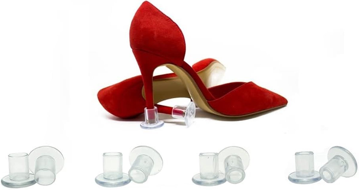 Hakbeschermers - Hielbeschermers Schoen - Voorkomt Zinken - Universeel Flexibel Materiaal - 300 stuks - Transparant