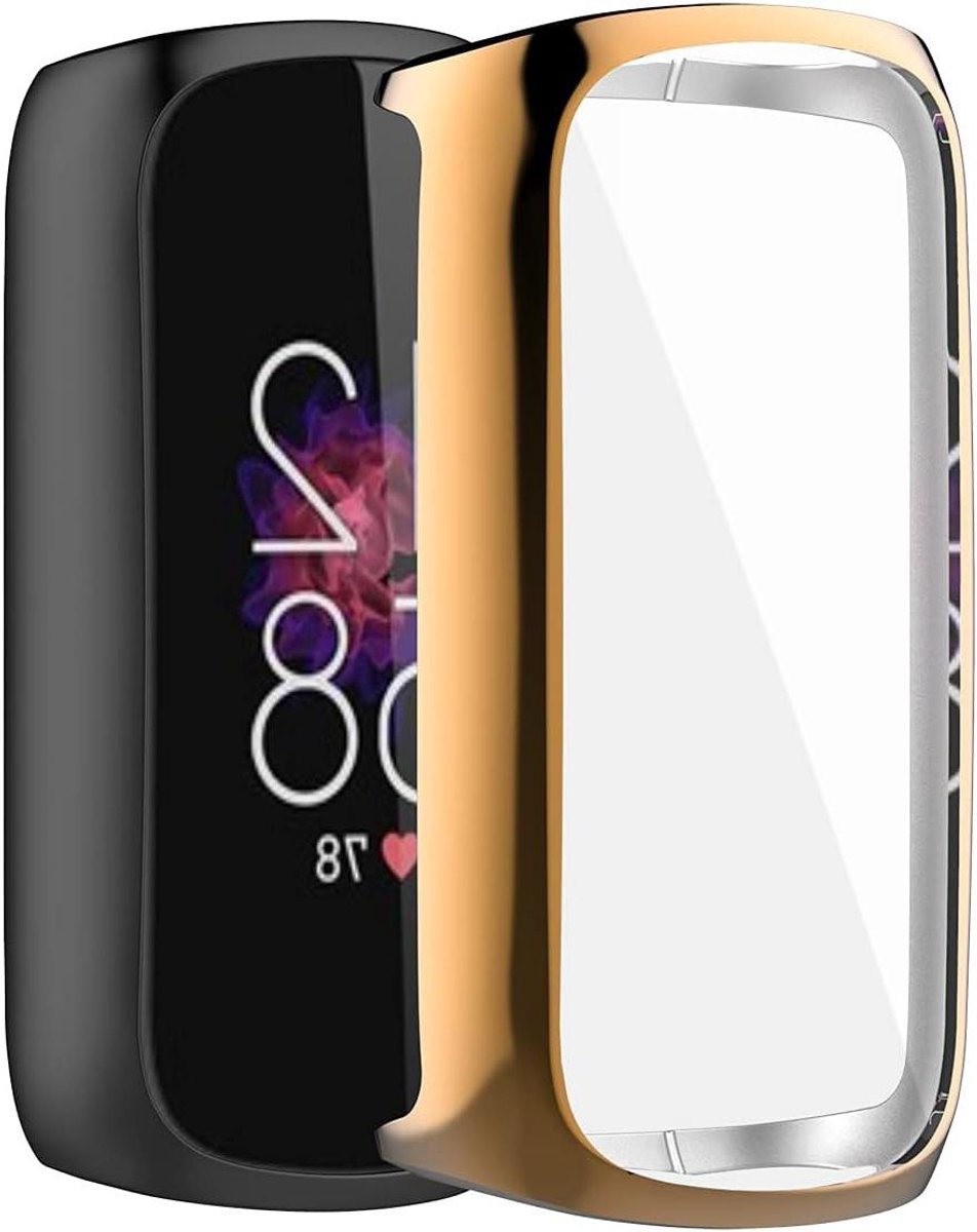 Beschermhoes Horloge - Hoesje Screenprotector - Dagelijkse Bescherming - Dubbele Bescherming - Slim Fit - Rose Goud