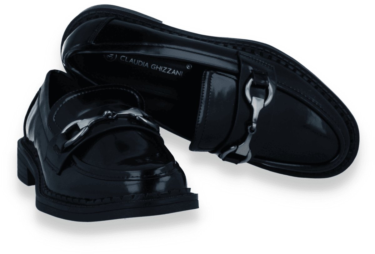 Mode-mania Dames Mocassin | Zwart | Maat: 38