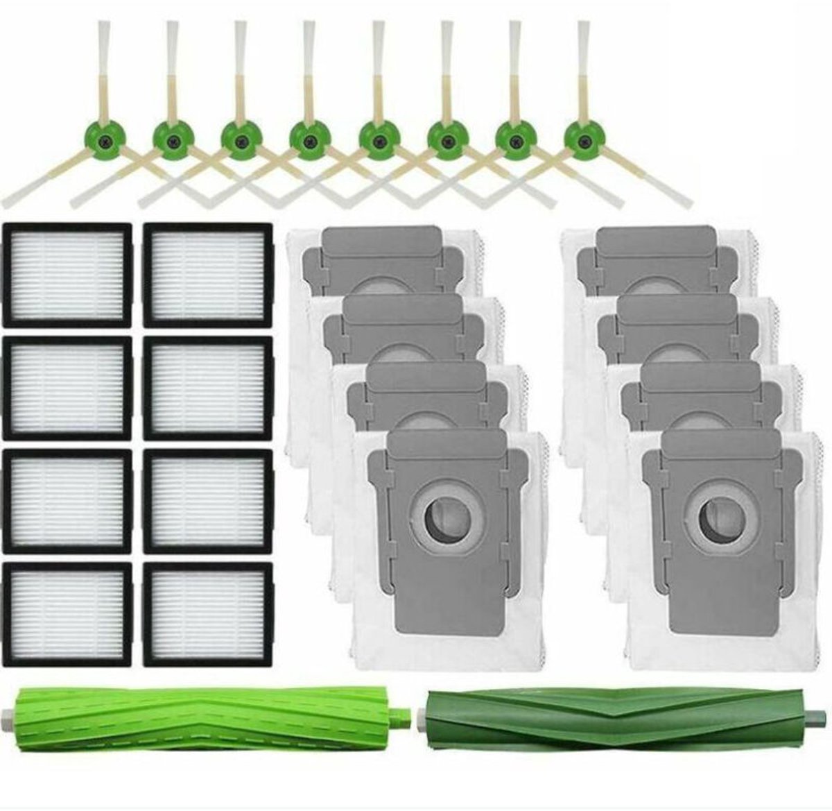 Accessoirekit voor geschikt voor iRobot geschikt voor Roomba I7 I7+ I3 I4 I6 I8+ J7+ E5 E6 E7 robotstofzuigers