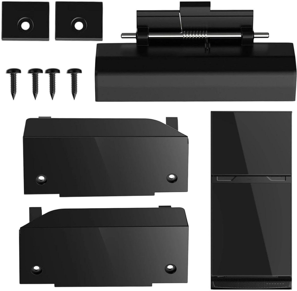Koelkastdeurvergrendeling - Vriesdeur sluiting - Apparaat reparatie - Stabiele bevestiging - 153 x 8 x 6 cm - Wit