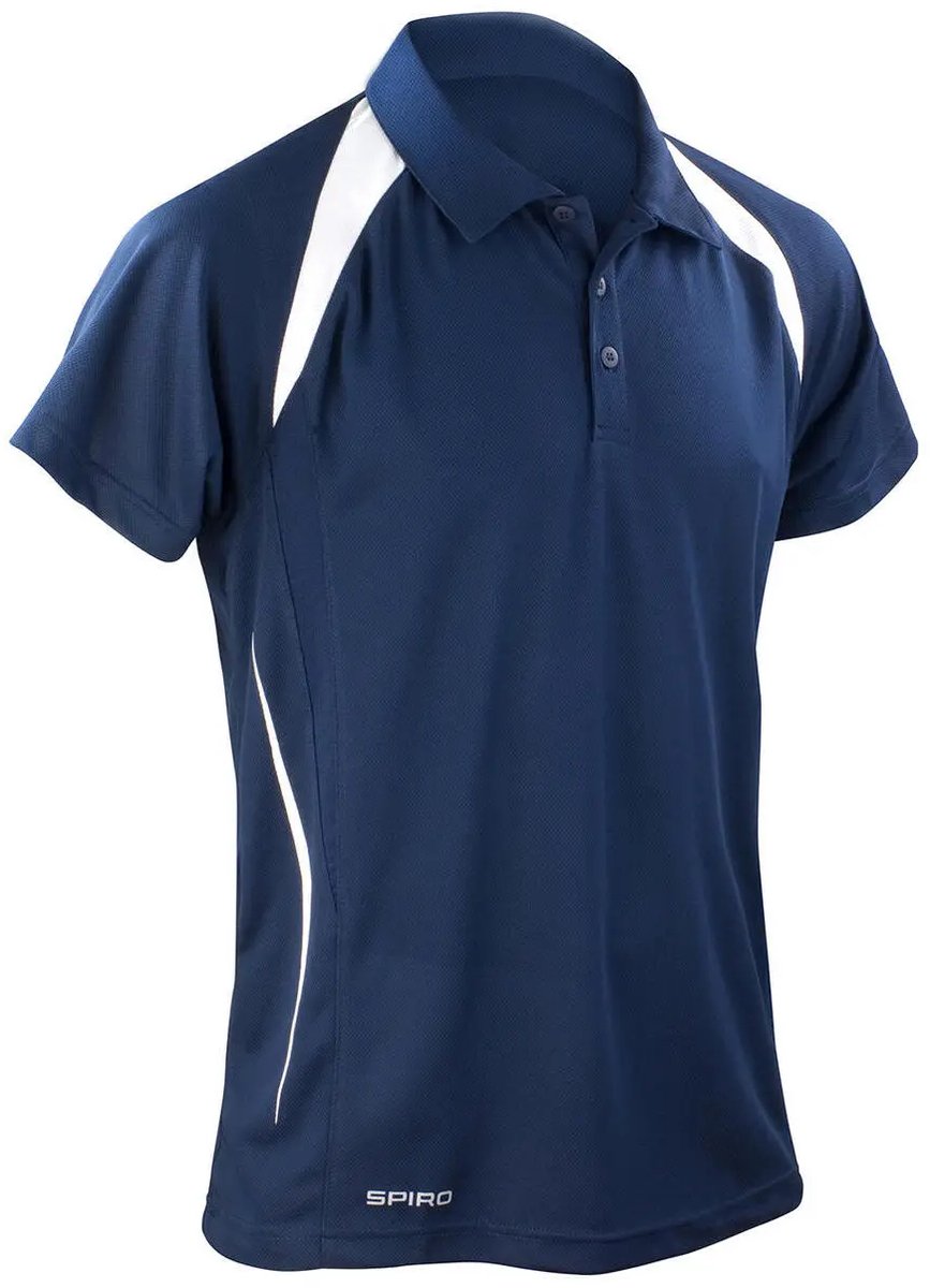 Spiro Team Spirit Polo - Navy/White - L