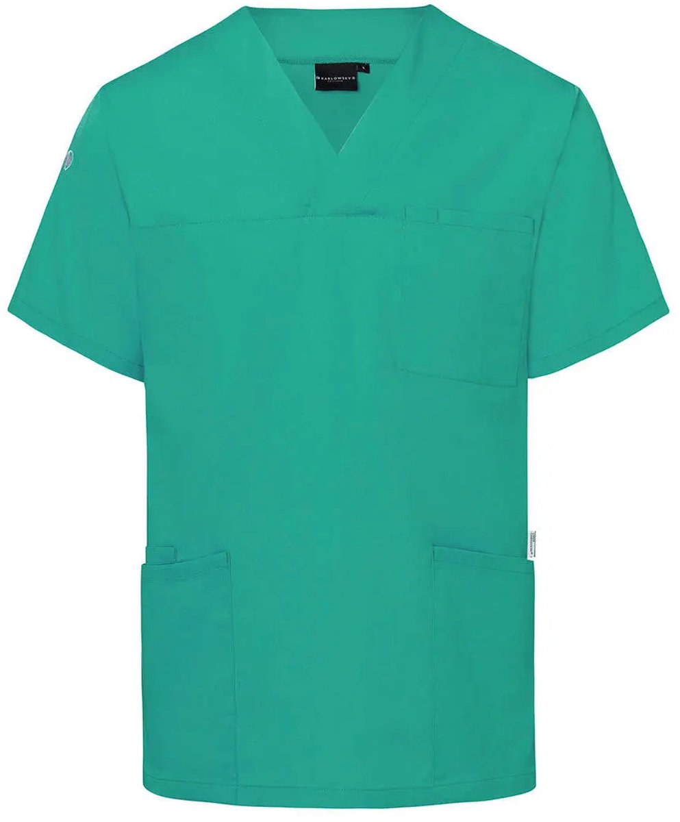 Karlowsky Men´ Kasack Essential KY139 Emerald Groen