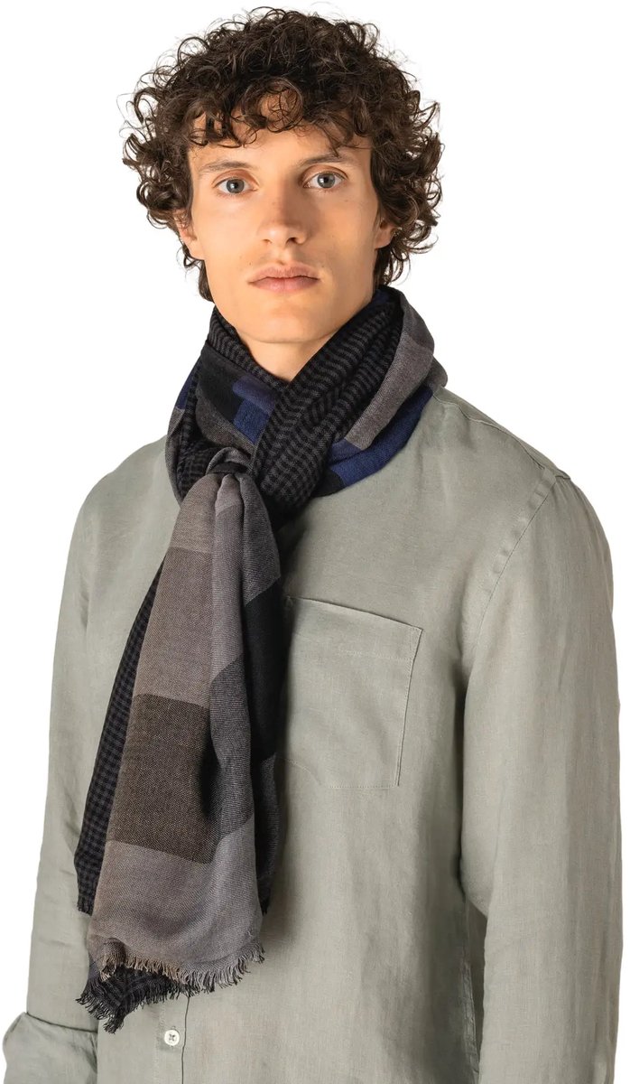 Reversibele sjaal Spasso