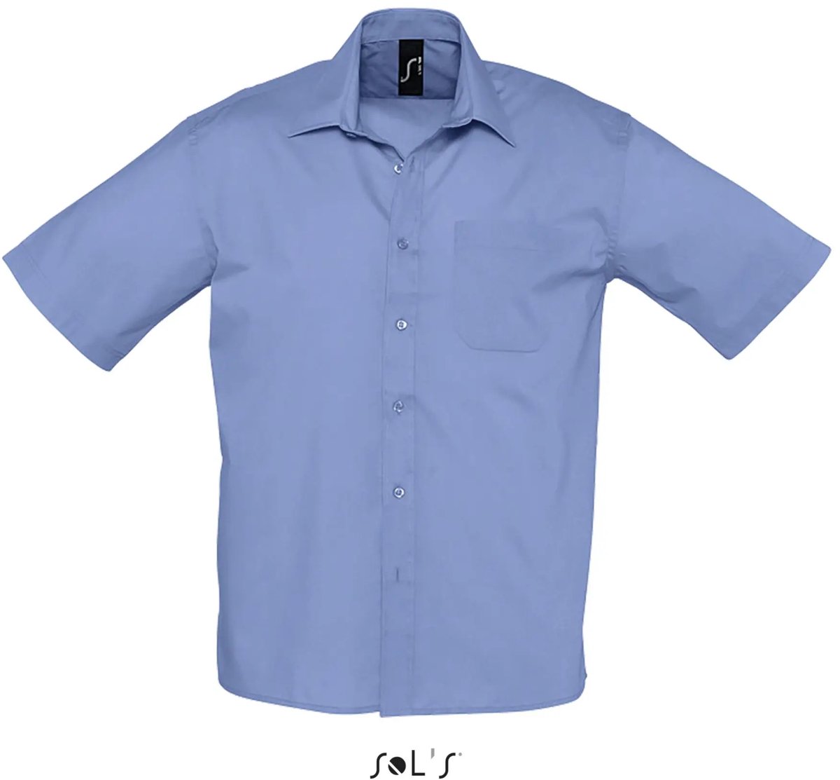 SOL'S Popeline-Shirt Bristol Short Sleeve L622 - Middle Blue - XXL