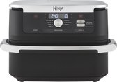 Ninja Foodi FlexDrawer Airfryer, DualZone met verwijderbaar tussenschot, grote lade van 10,4 l, vaatwasserbestendige onderdelen met antiaanbaklaag - Zwart - AF500EU