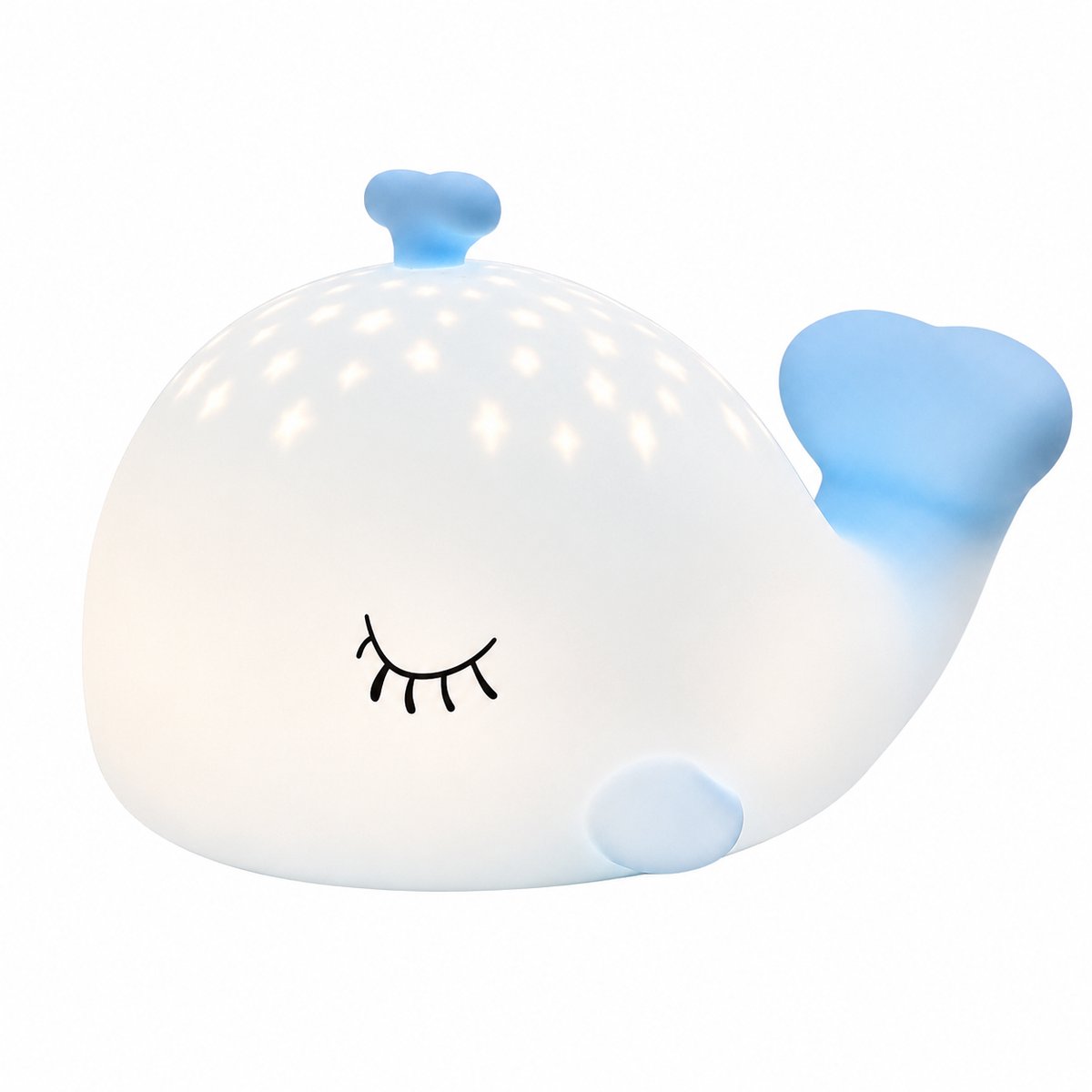 Nachtlampje - Kinderkamer Verlichting - Oplaadbaar Nachtlampje Baby - Baby Nachtlampje - Bedlampje - Blauw