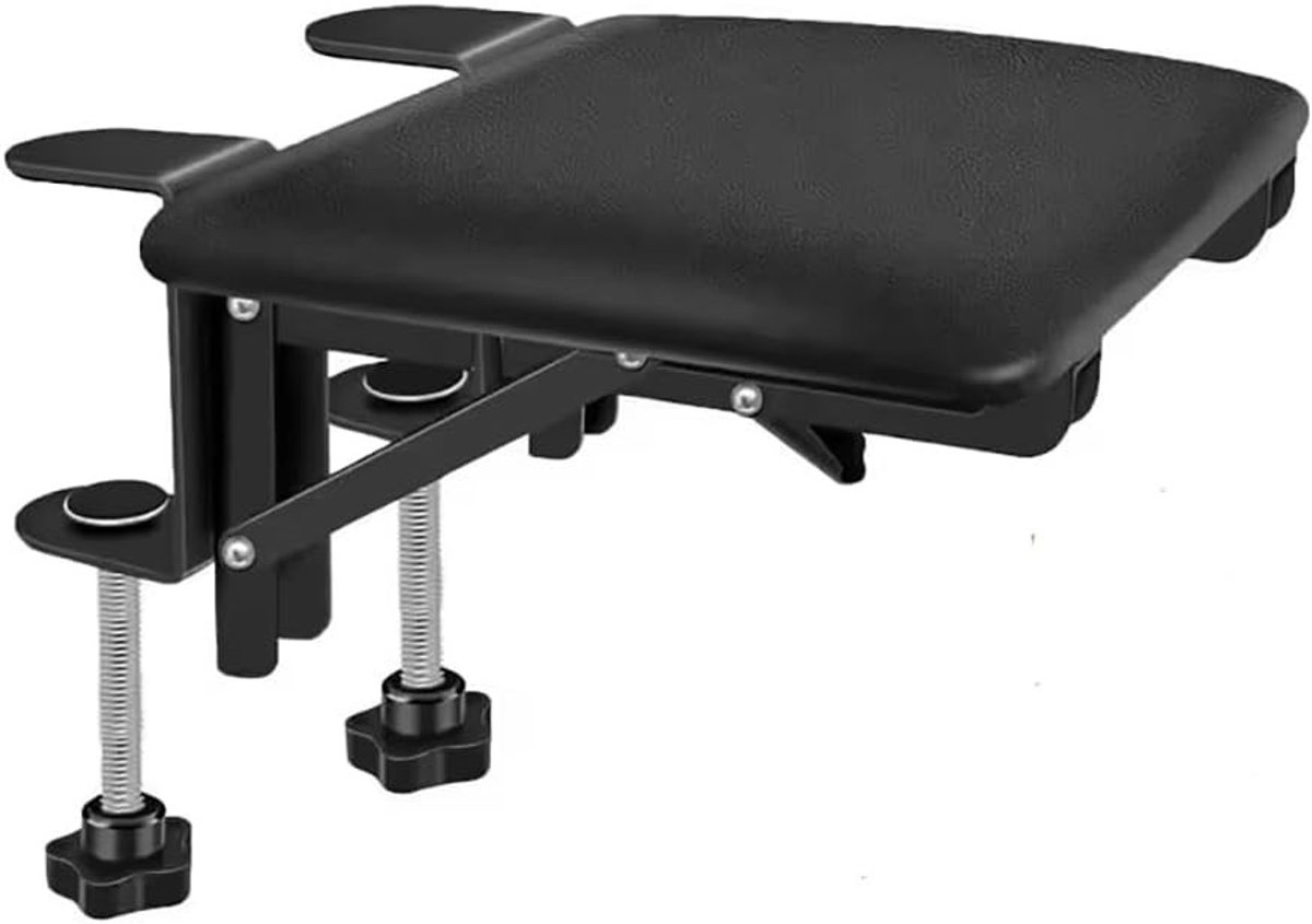 Ergonomische Bureauarmsteun met Uitschuifbare Ondersteuning en 90° Vouwfunctie voor Comfortabel Werken