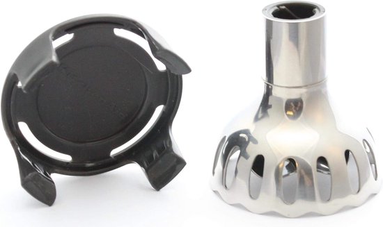 Mixer Opzetstuk - Garde Klopper - Beslag Maken - Specifiek Model - 6.5 x 6.5 x 7 cm - Zilverkleurig — afbeelding 5