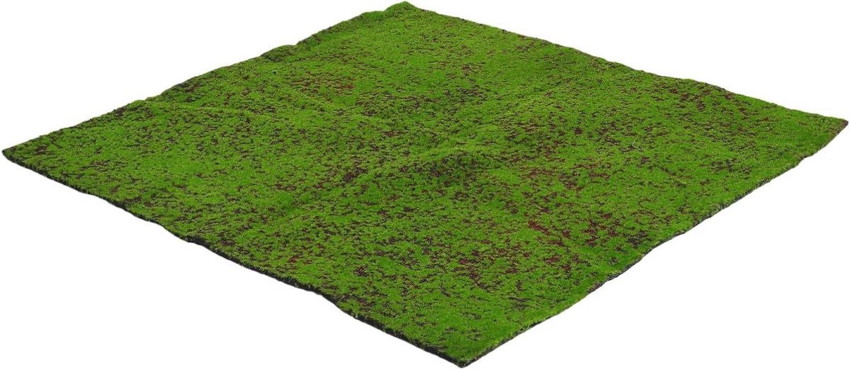 Kunstgras Mat - Mosmat Buiten - Balkon Decoratie - Onderhoudsvrij Groen - 60 x 60 cm - Groen