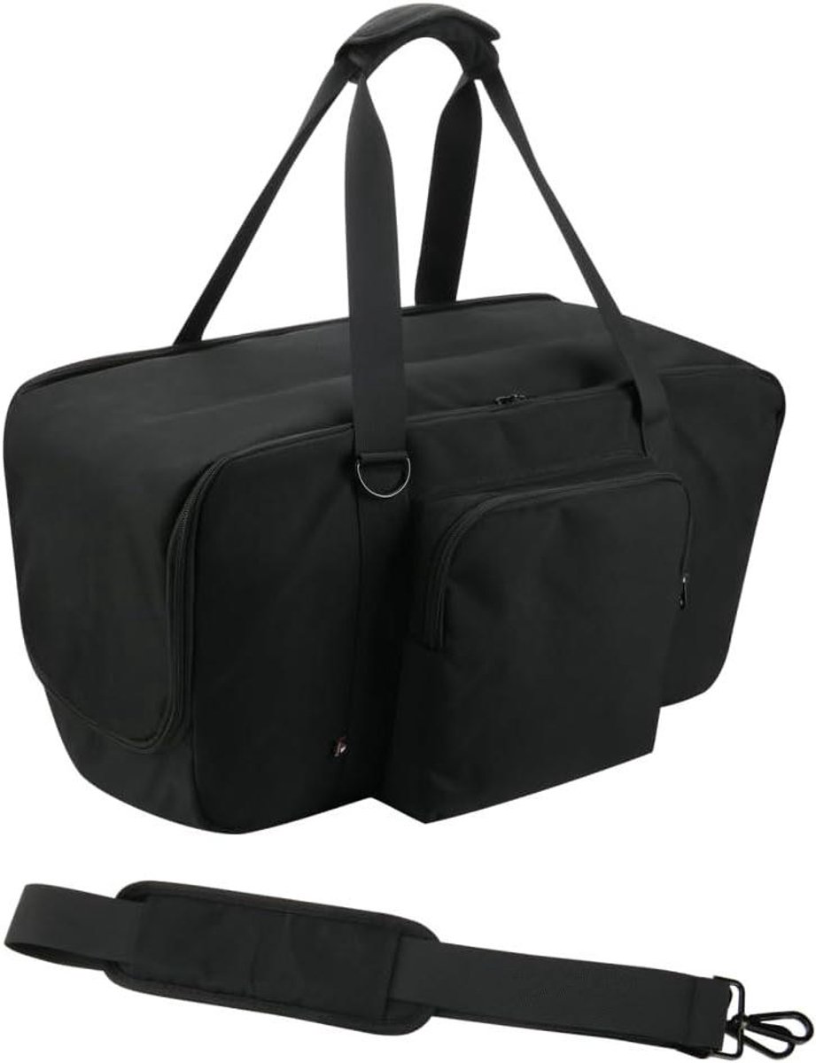 Draagbare Speaker Tas - Beschermhoes Opbergtas - Muziek Luisteren Buiten - Verstelbare Schouderband - 38 x 27 x 10 cm