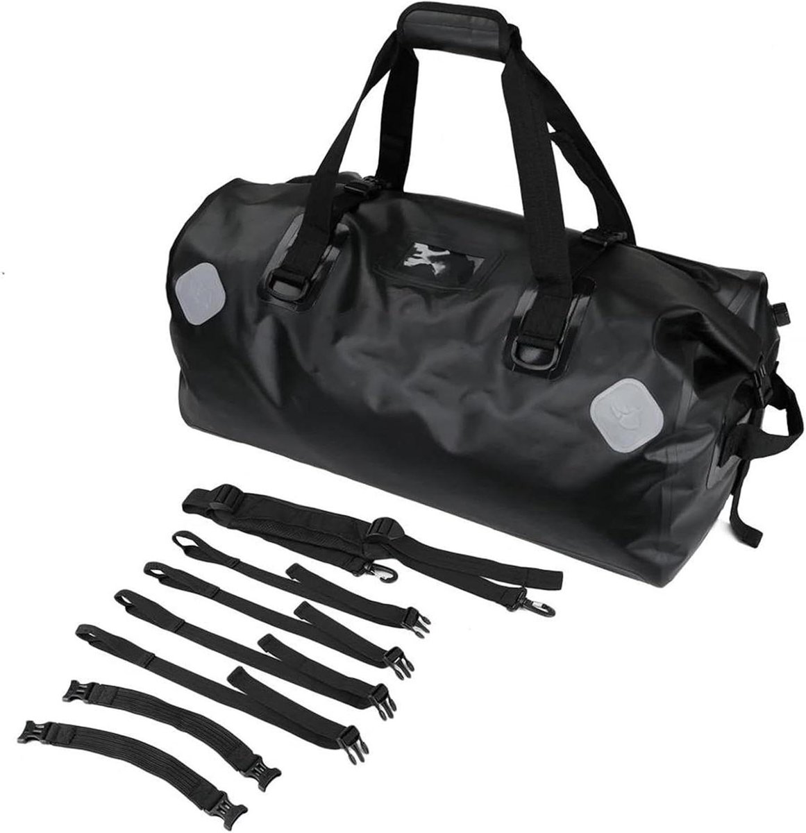 Motorfiets Achterrek Koffer - Motorfiets Fietstas - Motor Reizen - Grote Capaciteit - 65L - Zwart