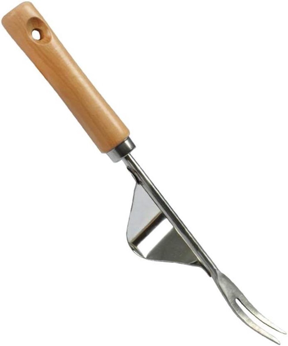 Onkruidsteker Tuin - Onkruidverwijderaar Handmatig - Onkruid Wieden - Roestvrij Staal Y-vorm - 30 cm - Niet gespecificeerd