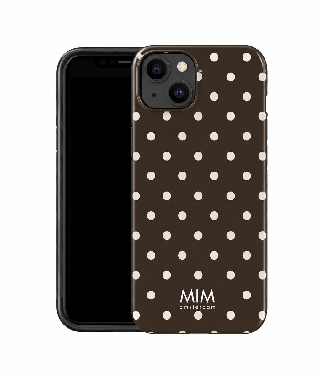 MIM Amsterdam - Spot On - Geschikt voor iPhone 17 - Telefoonhoesje - Shockproof Case - Stippen Hoesje - Beschermhoes - Trendy Phone Case