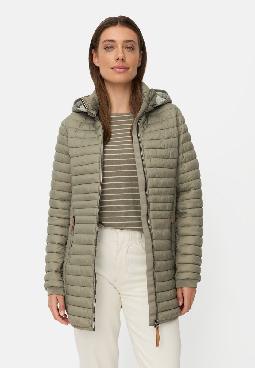 camel active Gewatteerde jas van gerecycled polyamide (GRS-gecertificeerd) - Maat womenswear-36 - Salbei