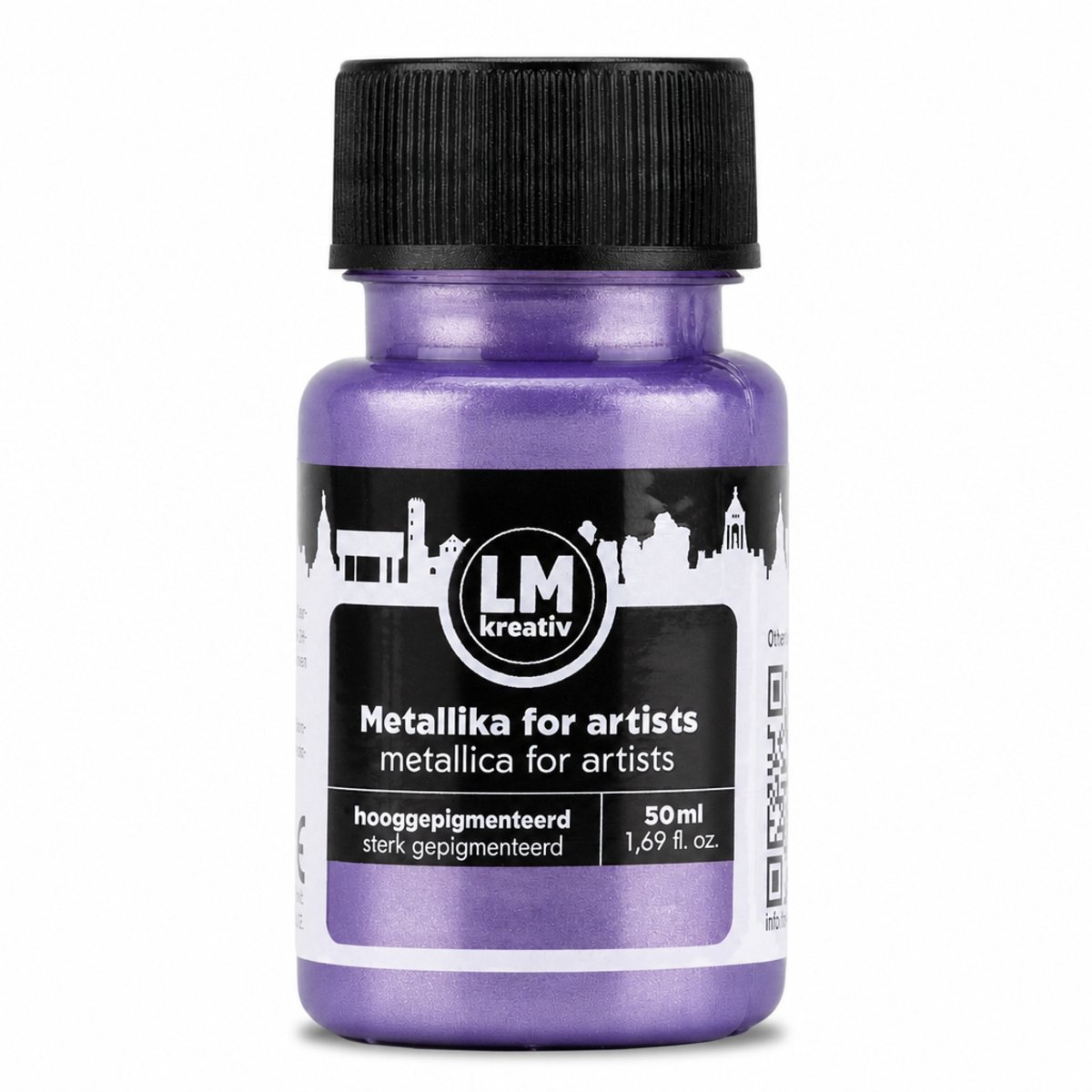 LM-Kreativ Acrylverf - Metallic Look - Lichtvast en Waterbestendig - Op Waterbasis - Violet - 50 ml