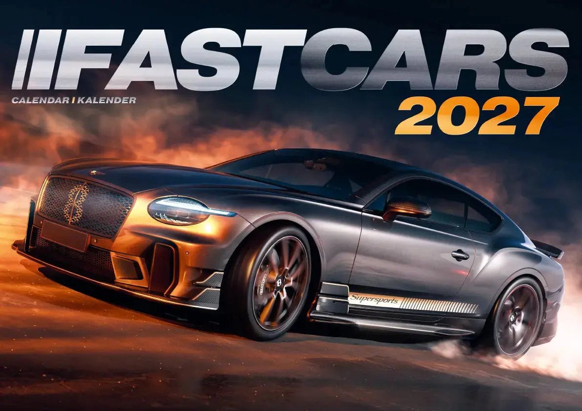 Fast Cars A3 Kalender 2027