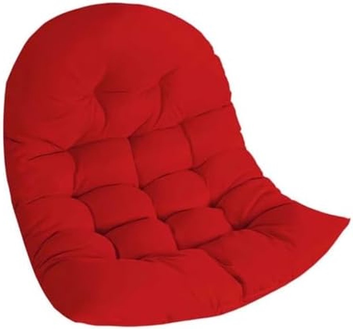 Stoelkussen Hangstoel - Kussen Hangmat Stoel - Comfortabel Zitten - Waterdicht UV-bestendig - Groot Dik - Grijs