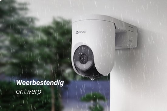 EZVIZ HB8 Lite 3K+ Beveiligingscamera Incl. 5W Zonnepaneel - Wifi Buitencamera - 360° Nachtzicht - AI Persoons- en Voertuigdetectie - Wit van EZVIZ — afbeelding 5