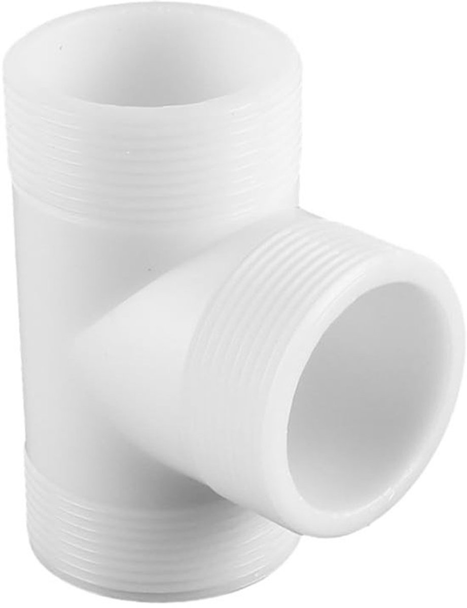 T-splitter voor 1,5 inch slang - PVC - zwembadslang - kit met L-ringen - lekkagepreventie - duurzaam materiaal - Slangconnector